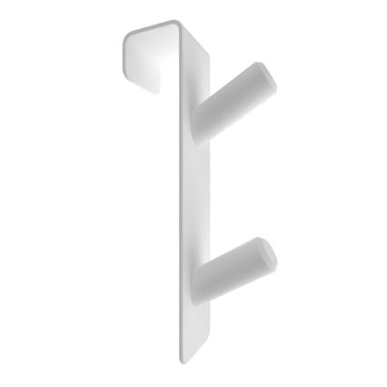 Crochet pour radiateur INOX (acier inoxydable)/blanc