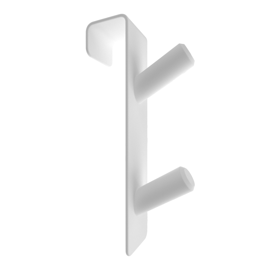 Crochet pour radiateur INOX (acier inoxydable)/blanc