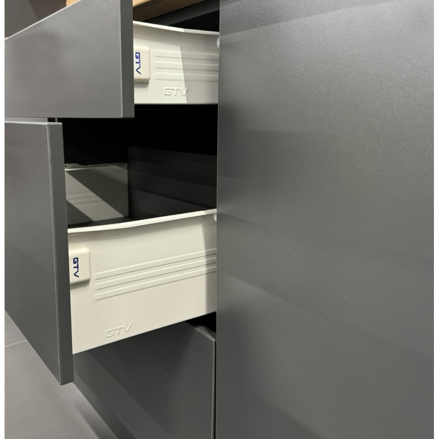 Cuisine ELISE 240 cm – finition graphite