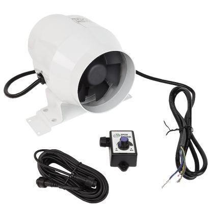 Dalap 24MF100 - Ventilateur de conduit à moteur économique avec régulateur de vitesse MF 100 EC 18W/230V