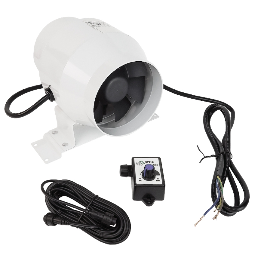 Dalap 24MF100 - Ventilateur de conduit à moteur économique avec régulateur de vitesse MF 100 EC 18W/230V