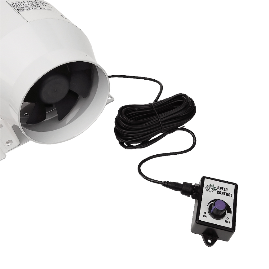 Dalap 24MF100 - Ventilateur de conduit à moteur économique avec régulateur de vitesse MF 100 EC 18W/230V