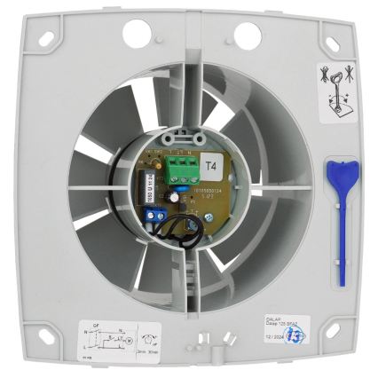 Dalap 41016 - Ventilateur axial avec minuterie 100 BFAZ 16W/230V
