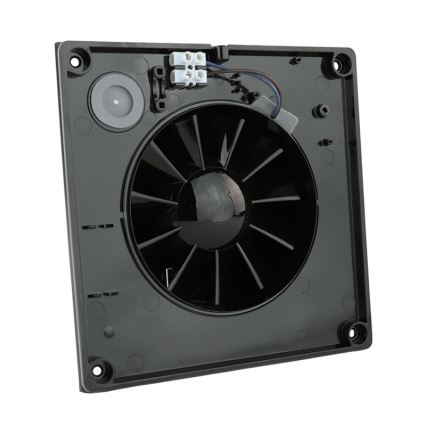 Dalap 41096ZW - Ventilateur axial temporisé 125 DARK ZW 10W/230V