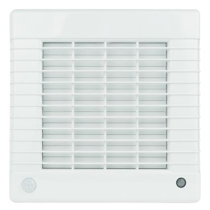 Dalap 41105 - Ventilateur axial avec volet automatique et minuterie 100 LVZ 12 18W/12V