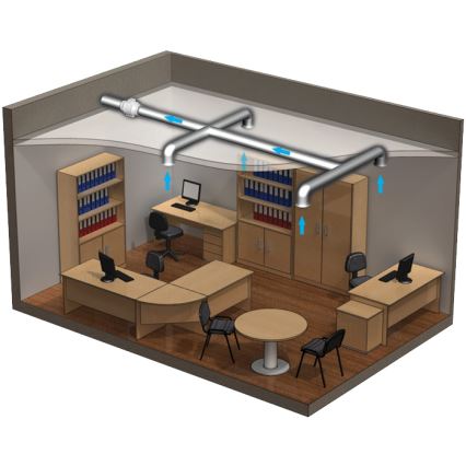 Dalap 8199 - Ventilateur axial AP PROFI 100 25W/230V