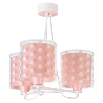 Dalber 41007S - Suspension pour enfant DOTS 3xE27/60W/230V