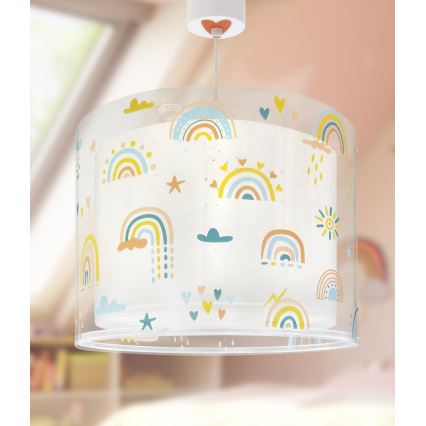 Dalber 41192 - Lustre pour enfant RAINBOW 1xE27/15W/230V multicolore