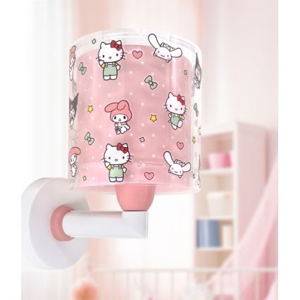 Dalber 41259 - Lampe murale pour enfants HELLO KITTY&FRIENDS 1xE27/15W/230V rose