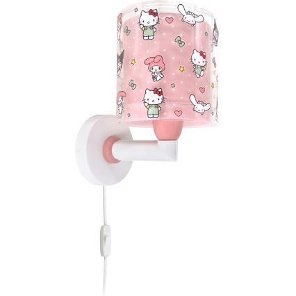 Dalber 41259 - Lampe murale pour enfants HELLO KITTY&FRIENDS 1xE27/15W/230V rose