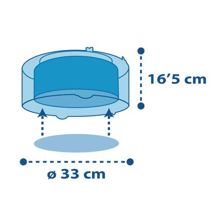 Dalber 41346 - Plafonnier enfant PLANETS 2xE27/60W/230V