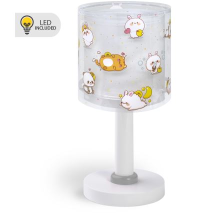 Dalber 41761E - Lampe de chevet LED KAWAII FRIENDS pour enfants 1xG4/4W/230V gris