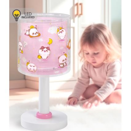 Dalber 41761S - Lampe de chevet LED pour enfant KAWAII FRIENDS 1xG4/4W/230V rose