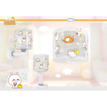 Dalber 41769E - Lampe murale pour enfant KAWAII FRIENDS 1xE27/15W/230V grise