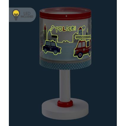 Dalber 60611N - Lampe LED pour enfant POLICE 1xG4/4W/230V, multicolore