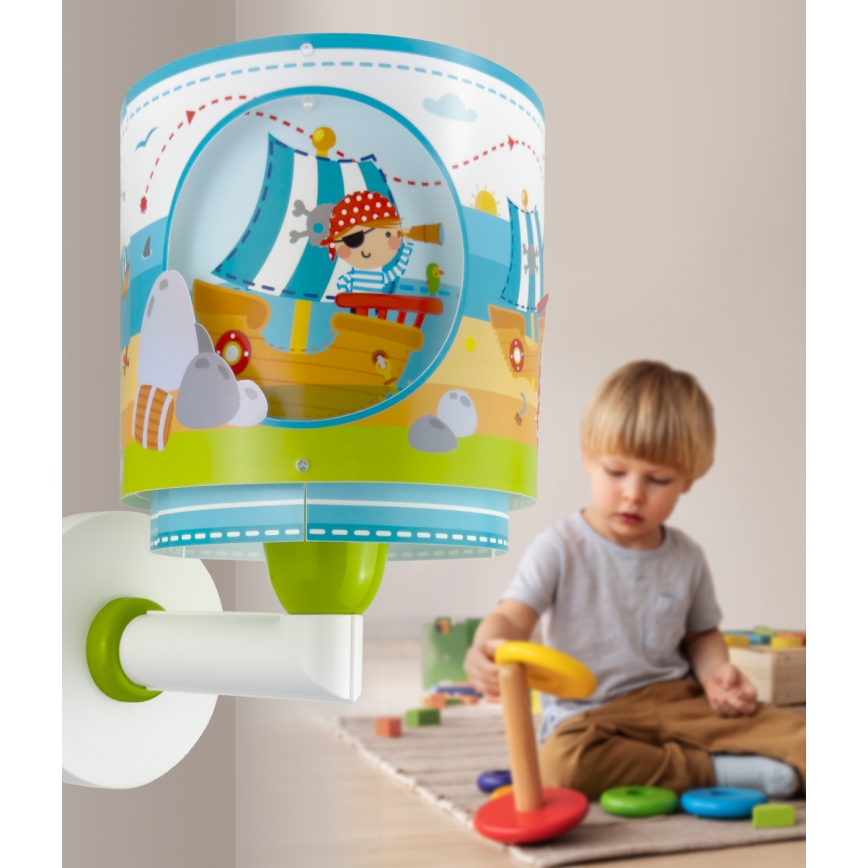 Dalber 60659 - Applique murale pour enfant PIRATE ISLAND 1xE27/15W/230V