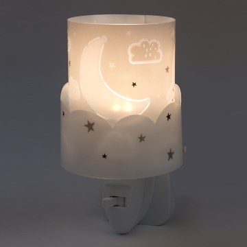 Dalber 61235E - Petite Lampe LED pour prise MOON 1xE14/0,5W/230V