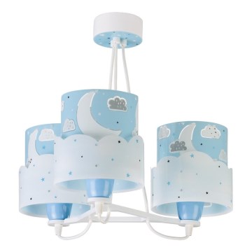 Dalber 61237T - Suspension pour enfant MOON 3xE27/60W/230V