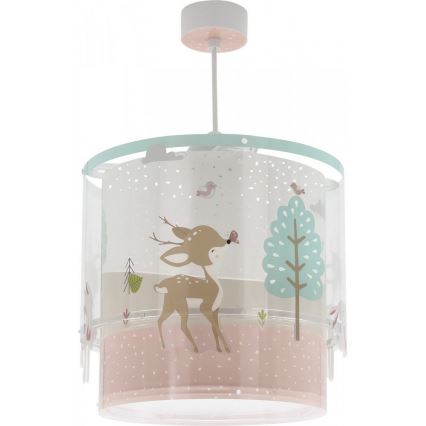 Dalber 61272 - Lustre enfant LOVING DEER 1xE27/60W/230V