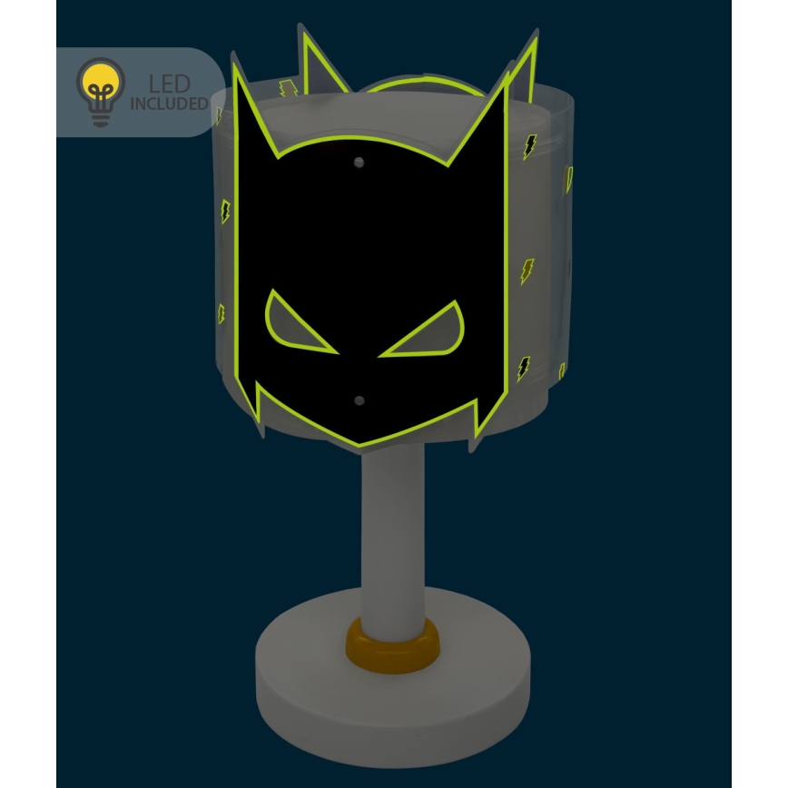 Dalber 61801N - Lampe LED pour enfants DARK HERO 1xG4/4W/230V blanche/noire