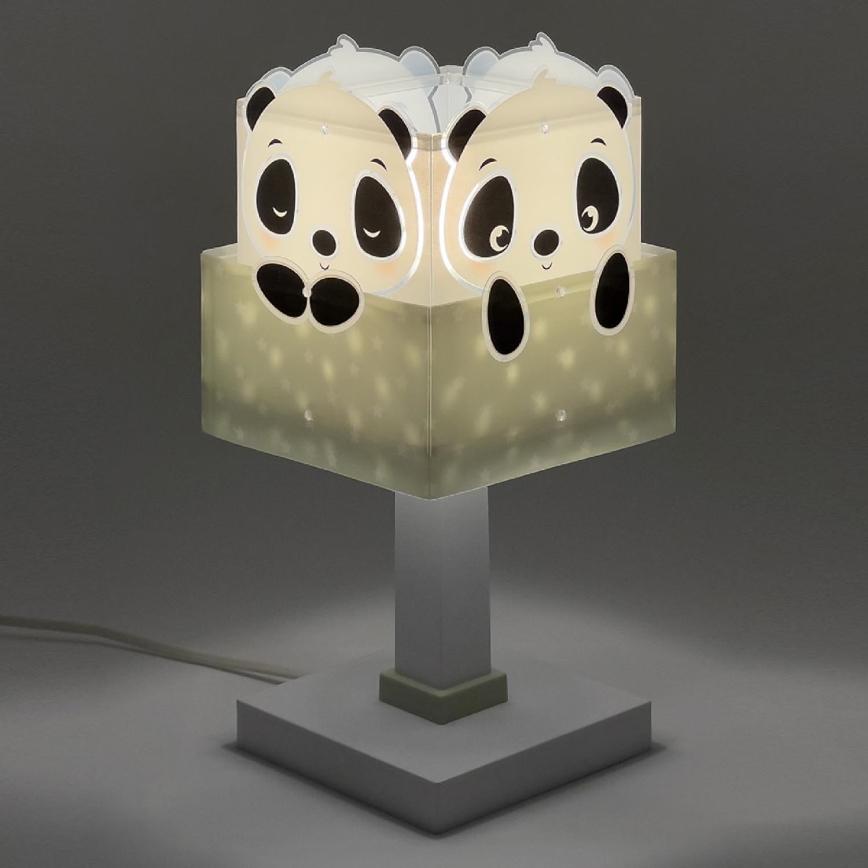 Dalber 63161H - Lampe d'enfant PANDA 1xE14/40W/230V verte