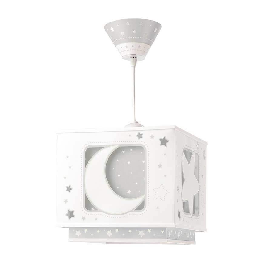 Dalber 63232E - Lustre enfant MOON LIGHT 1xE27/60W/230V