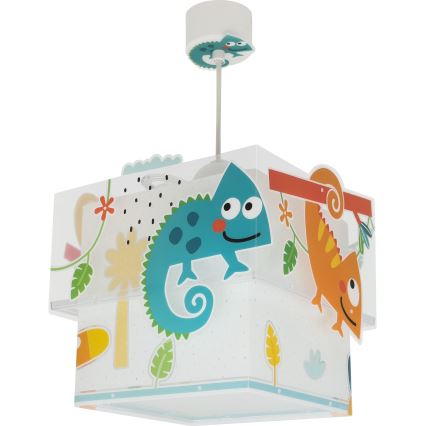 Dalber 63312 - Suspension pour enfant HAPPY JUNGLE 1xE27/15W/230V