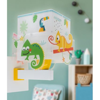 Dalber 63319 - Applique murale enfant HAPPY JUNGLE 1xE27/15W/230V