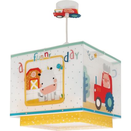 Dalber 63402 - Suspension pour enfant MY FARM 1xE27/15W/230V