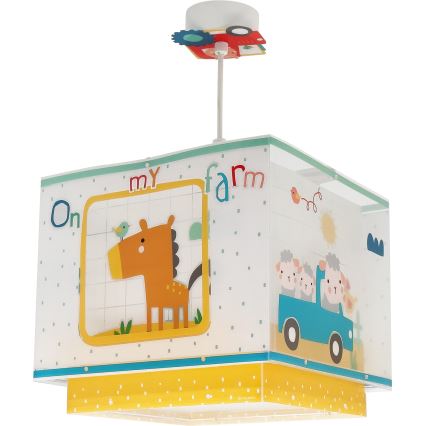 Dalber 63402 - Suspension pour enfant MY FARM 1xE27/15W/230V