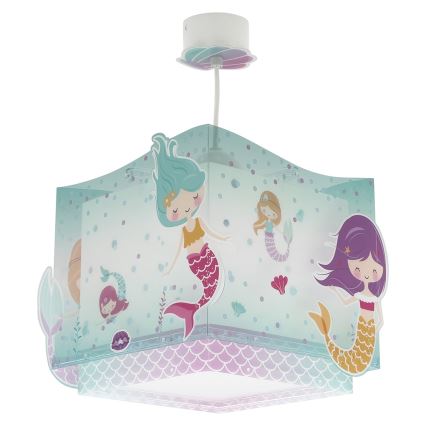 Dalber 63442 - Suspension pour enfant MERMAIDS 1xE27/60W/230V