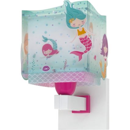 Dalber 63449 - Applique murale pour enfant MERMAIDS 1xE27/60W/230V