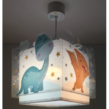 Dalber 63452 - Lustre BABY DINOS pour chambre d'enfant 1xE27/15W/230V multicolore