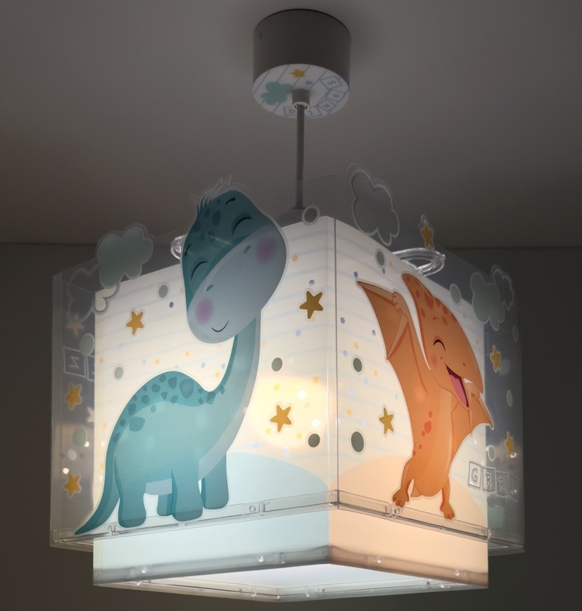 Dalber 63452 - Lustre BABY DINOS pour chambre d'enfant 1xE27/15W/230V multicolore