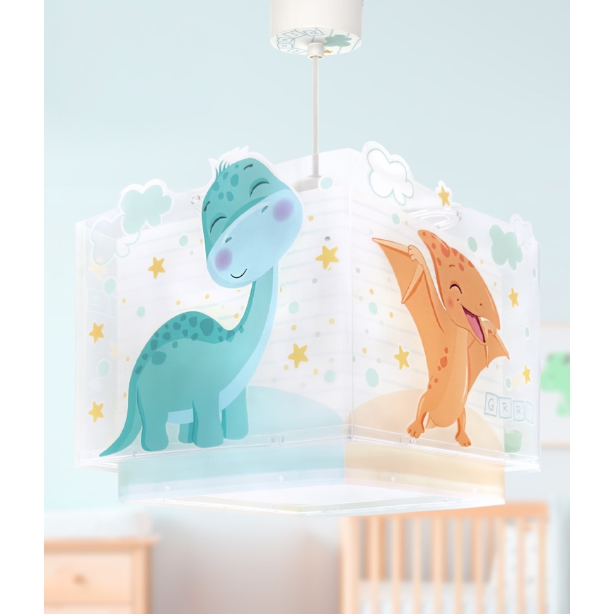 Dalber 63452 - Lustre BABY DINOS pour chambre d'enfant 1xE27/15W/230V multicolore