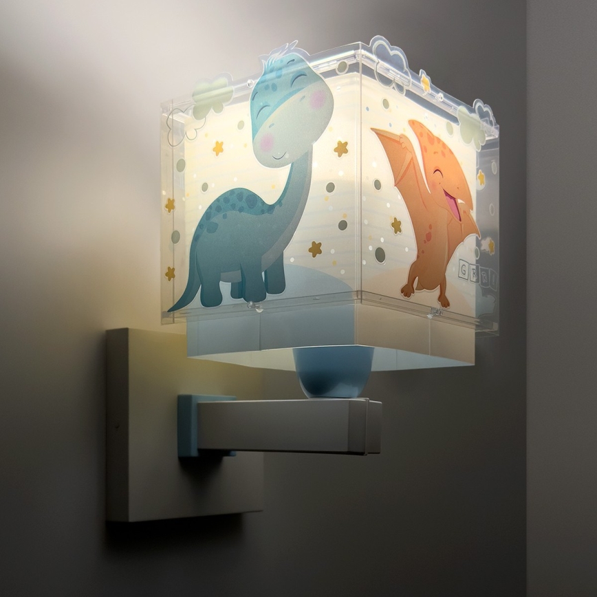 Dalber 63459 - Lampe murale pour enfants BABY DINOS 1xE27/15W/230V multicolore