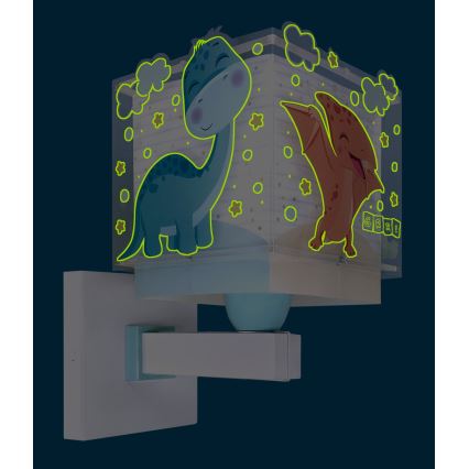 Dalber 63459 - Lampe murale pour enfants BABY DINOS 1xE27/15W/230V multicolore