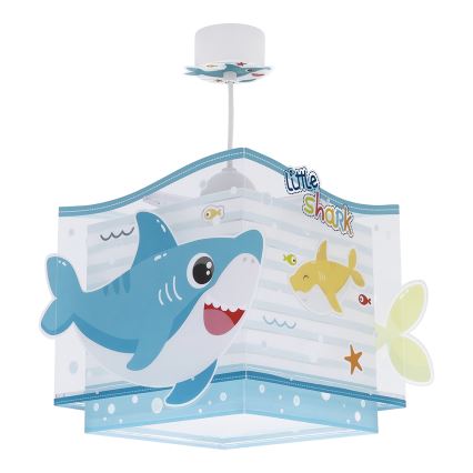 Dalber 63472 - Suspension pour enfant BABY SHARK 1xE27/60W/230V