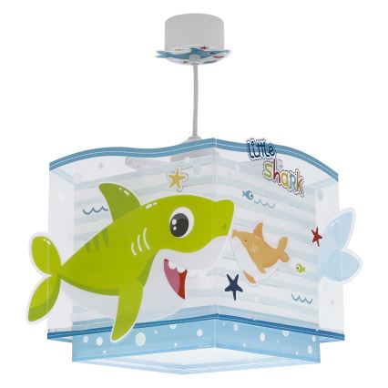 Dalber 63472 - Suspension pour enfant BABY SHARK 1xE27/60W/230V