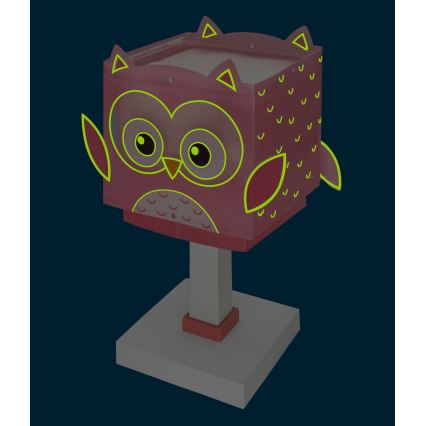 Dalber 64481N - Lampe LED pour enfant LITTLE OWL 1xG4/4W/230V rose