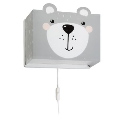 Dalber 64578 - Applique murale pour enfant LITTLE TEDDY 1xE27/60W/230V