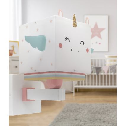 Dalber 64599 - Applique murale enfant LITTLE UNICORN 1xE27/15W/230V