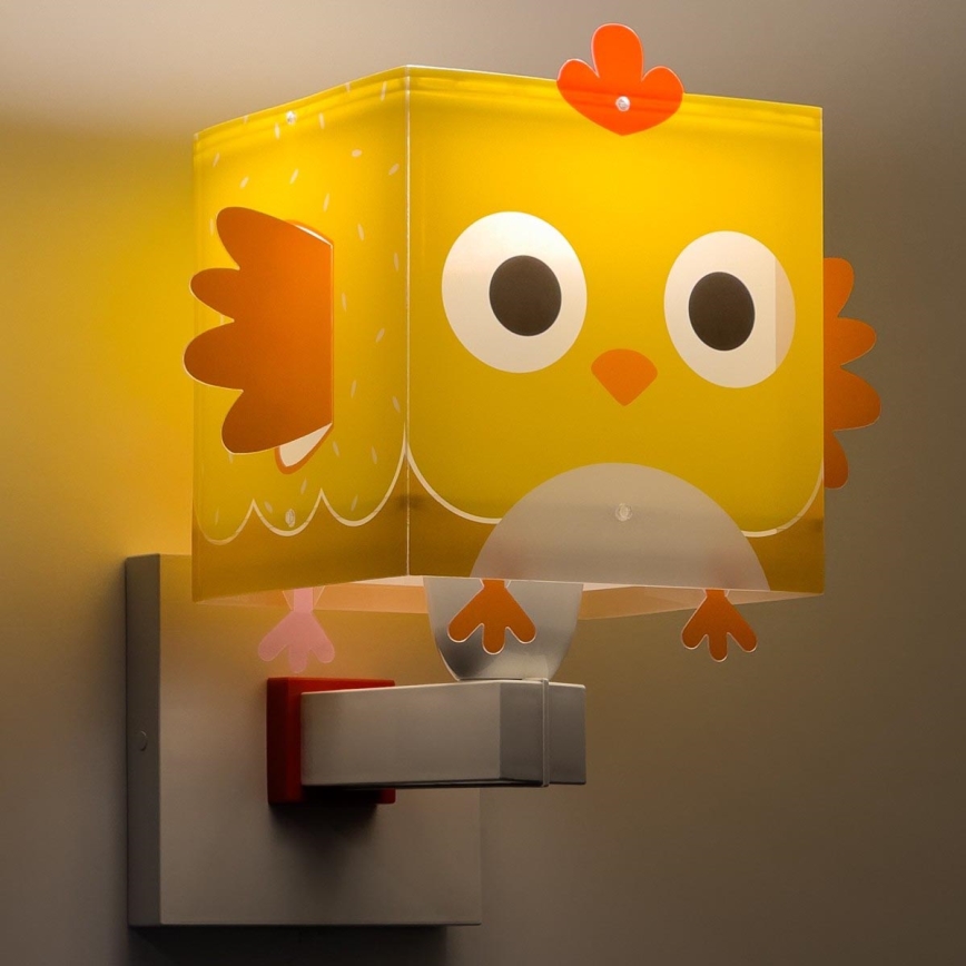 Dalber 64649 - Applique murale enfant LITTLE CHICKEN 1xE27/15W/230V