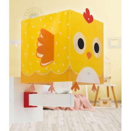 Dalber 64649 - Applique murale enfant LITTLE CHICKEN 1xE27/15W/230V