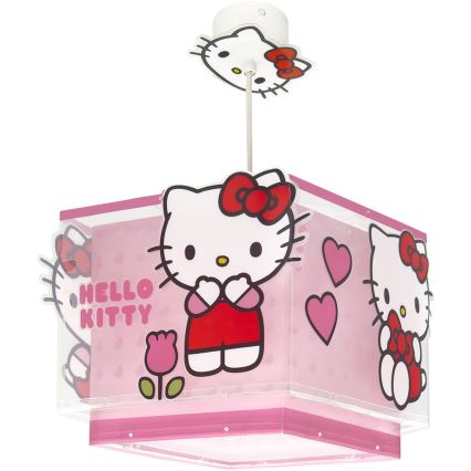 Dalber 73262 - Lustre pour enfant HELLO KITTY 1xE27/15W/230V, rose