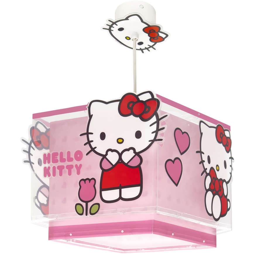 Dalber 73262 - Lustre pour enfant HELLO KITTY 1xE27/15W/230V, rose
