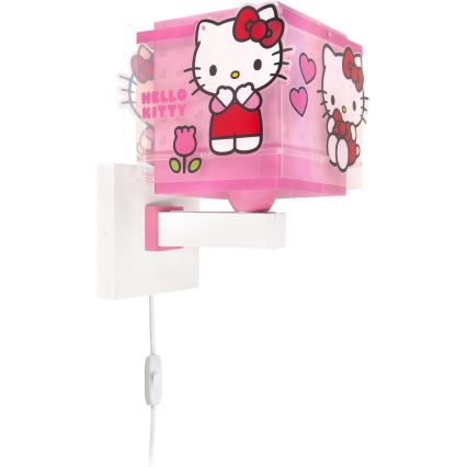 Dalber 73269 - Applique murale pour enfants HELLO KITTY 1xE27/15W/230V rose