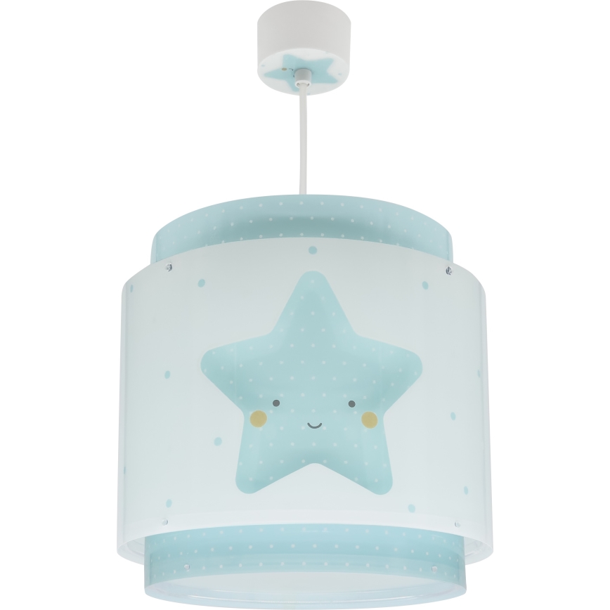 Dalber 76012T - Suspension pour enfant BABY DREAMS 1xE27/15W/230V bleu