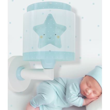 Dalber 76019T - Applique murale enfant BABY DREAMS 1xE27/15W/230V bleu