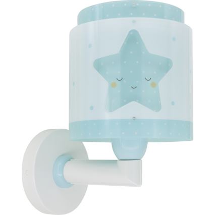 Dalber 76019T - Applique murale enfant BABY DREAMS 1xE27/15W/230V bleu